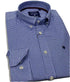 Chemise bleu imprimé